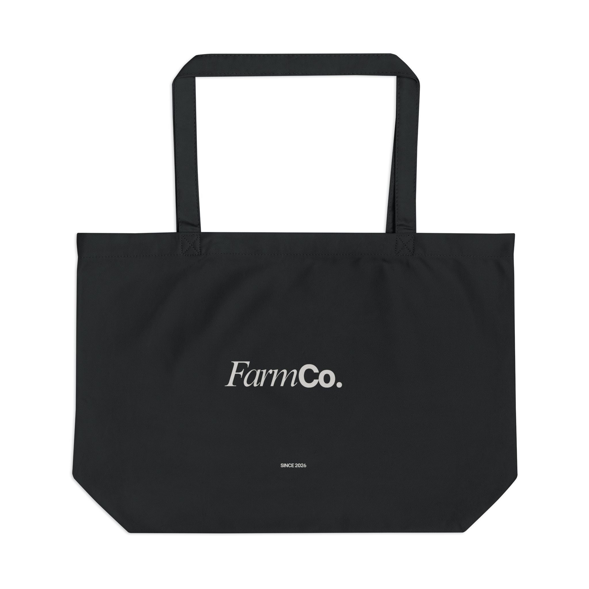 FarmCo. Large Eco Tote - Black